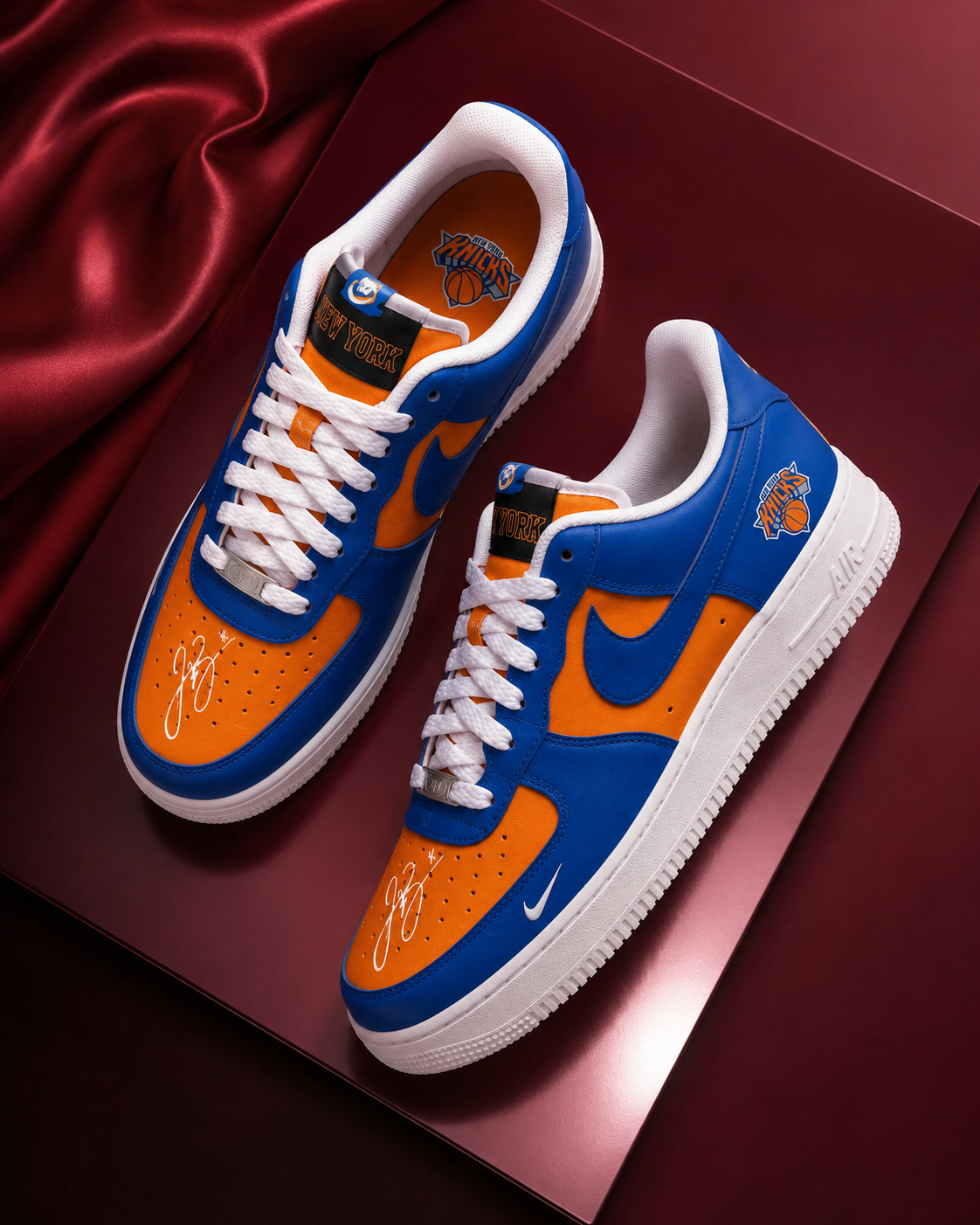 Special🏆 New York Knicks Championship 2026 🏆 Custom Air Force Sneakers