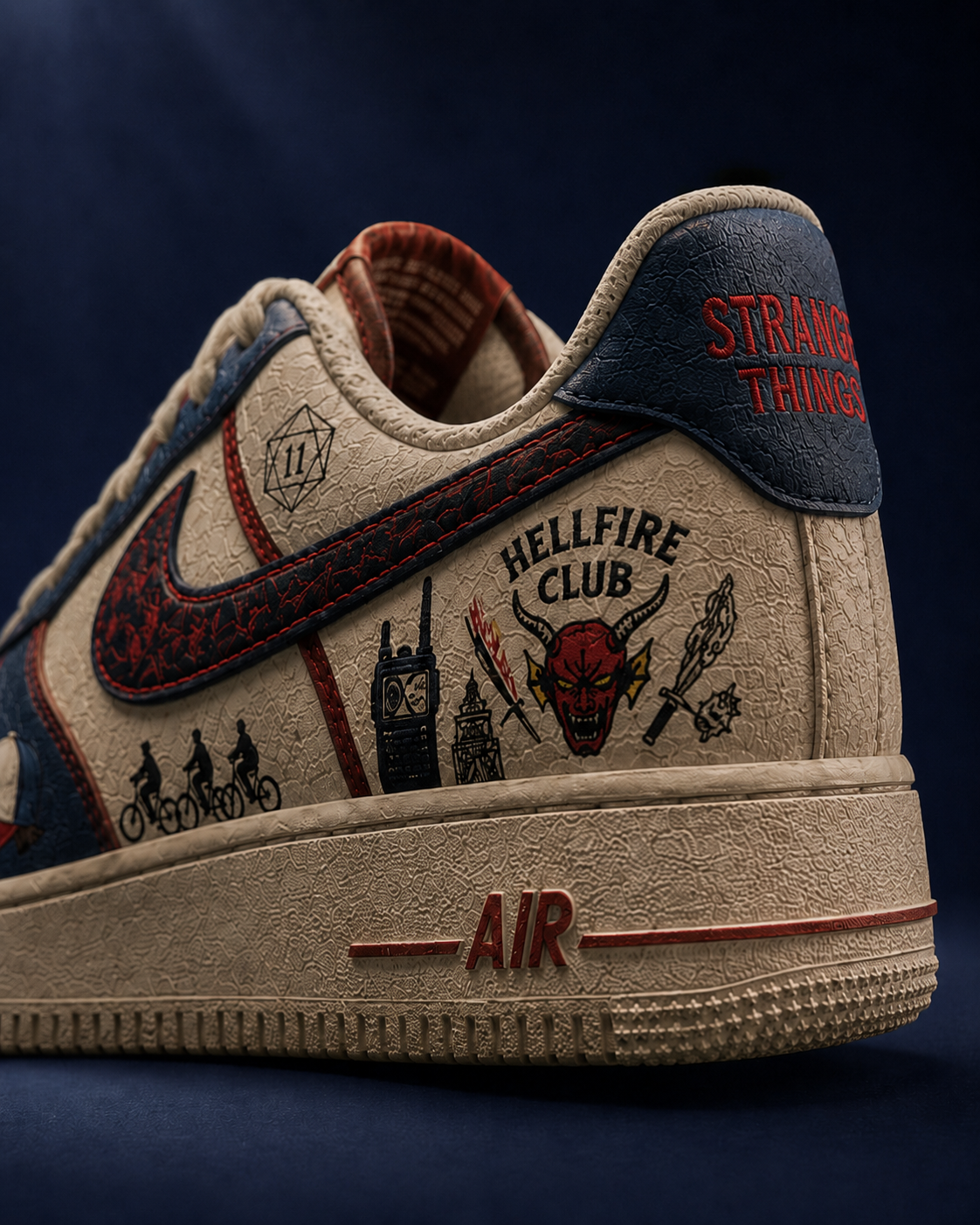 Dustin Henderson V.1 Custom Sneakers
