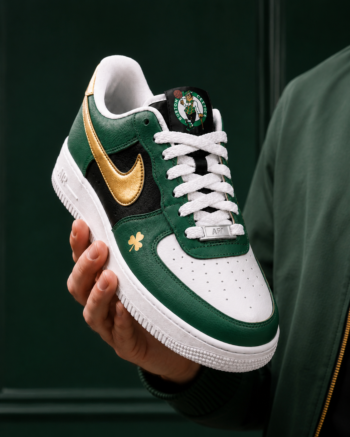 Boston Celtics  Custom Air-Style Sneakers