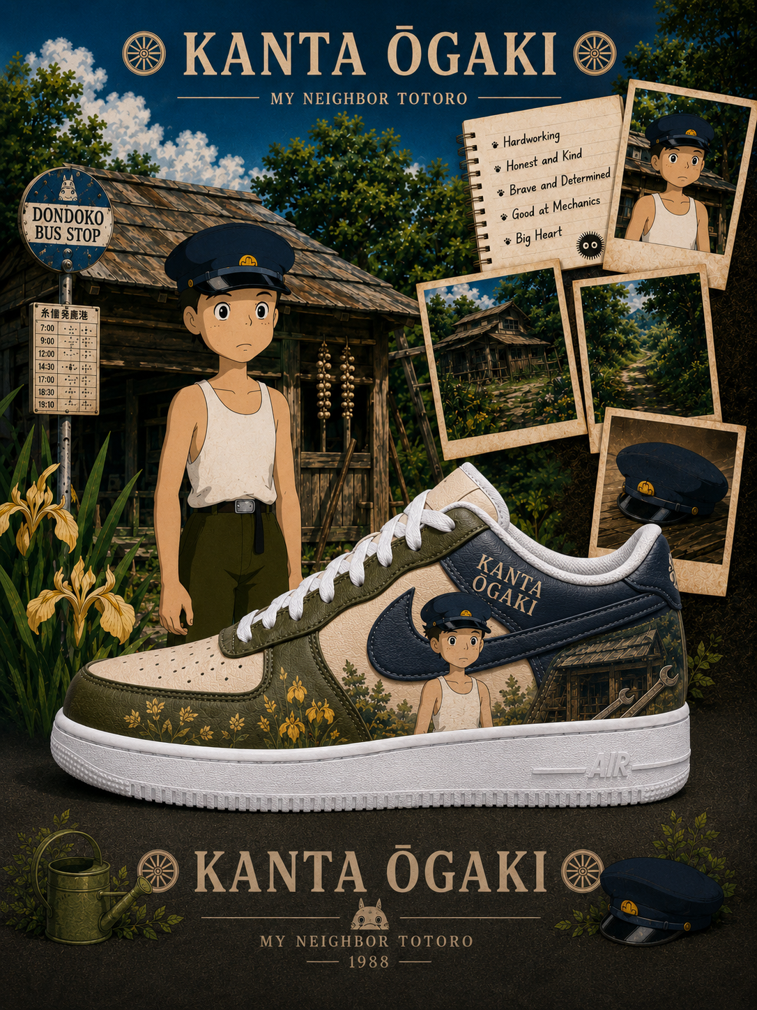 Kanta Ōgaki V.1 Custom Air-Style Sneakers