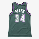 Milwaukee Bucks Mitchell & Ness Women's Swingman Jersey Ray Allen 1996