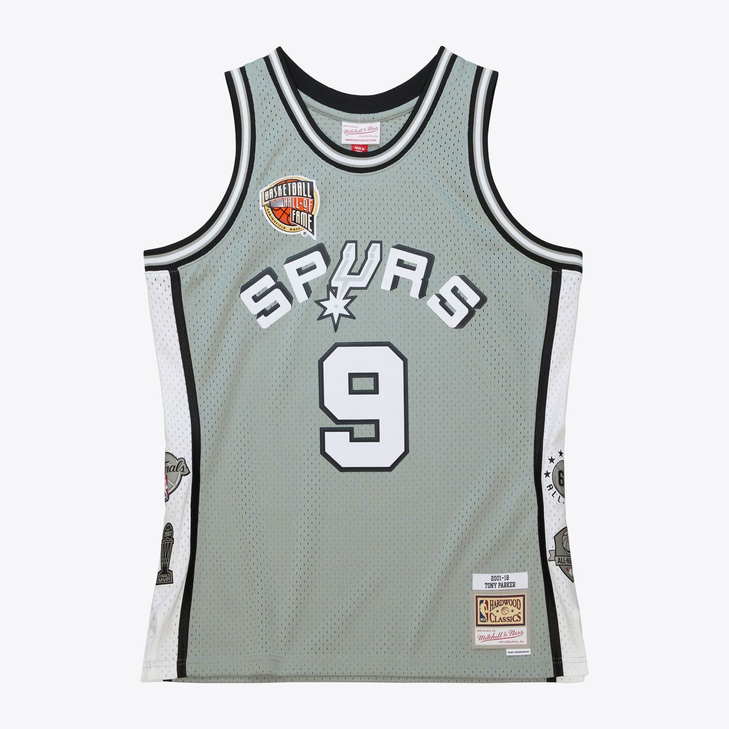 San Antonio Spurs Mitchell & Ness HOF Swingman Jersey Tony Parker