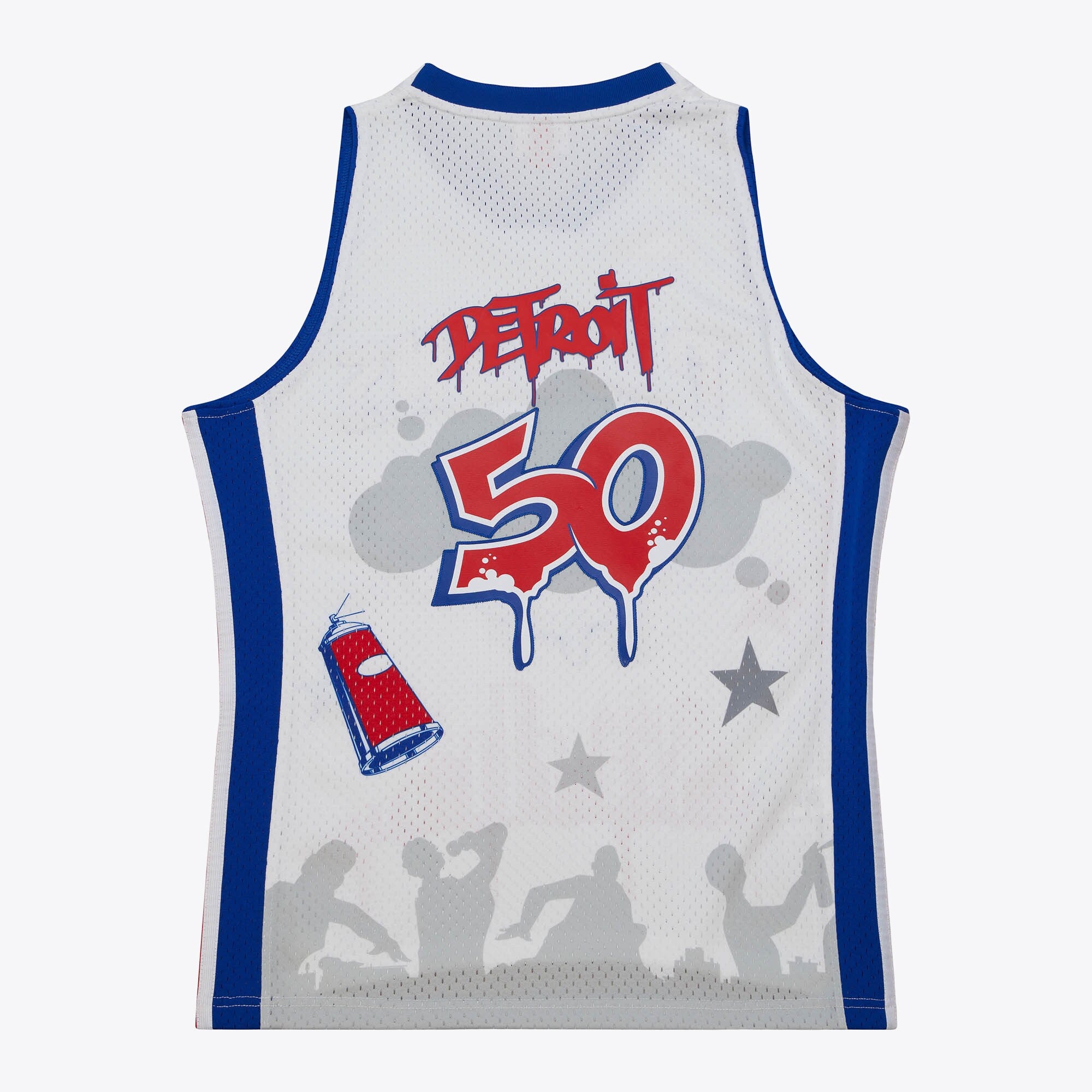Detroit Pistons Mitchell & Ness x Tats Cru Jersey