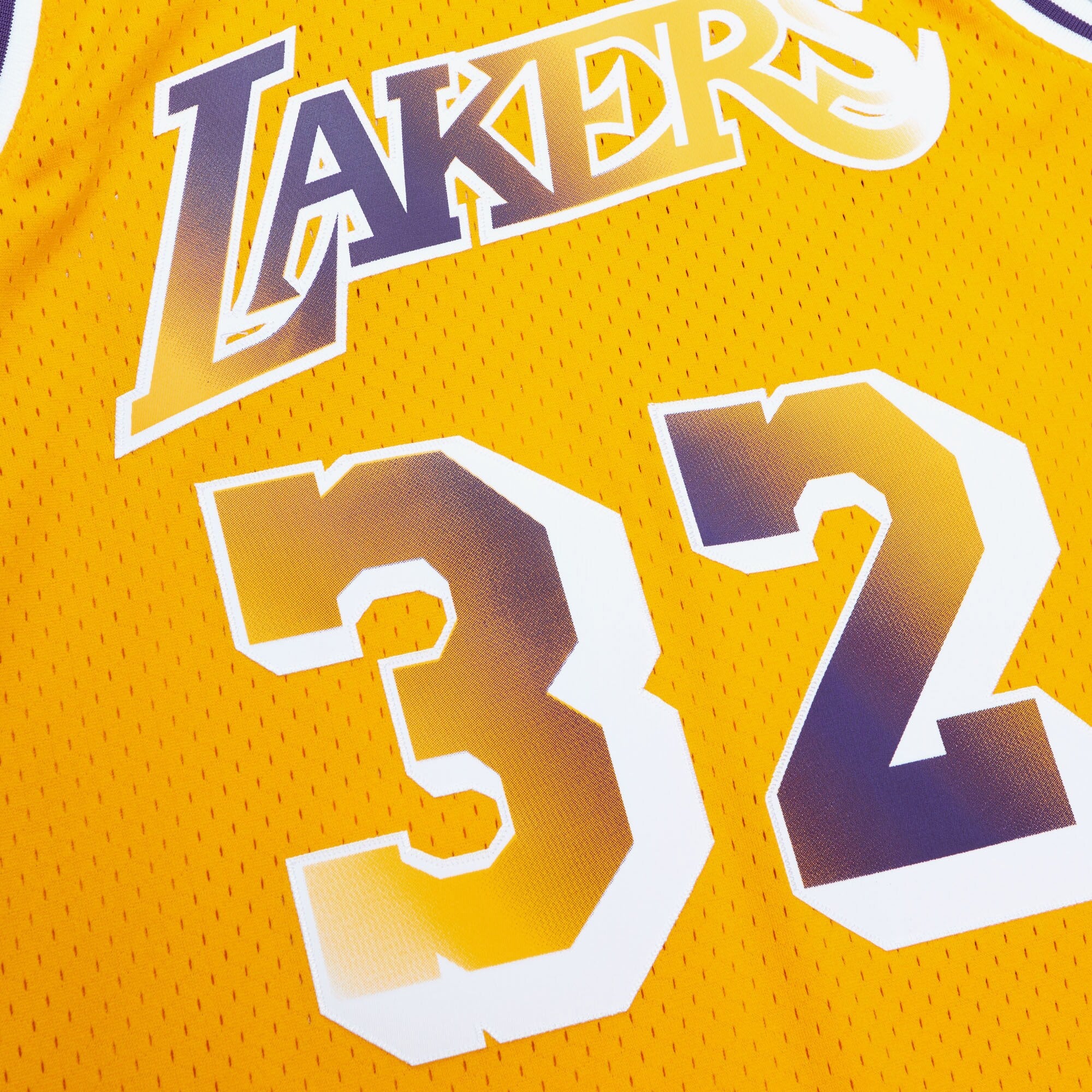 Los Angeles Lakers Mitchell & Ness Big Face 7.0 Swingman Jersey Magic Johnson 1984