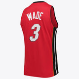 Miami Heat NBA Dwyane Wade Alternate 2005 Hardwood Classics Swingman Jersey By Mitchell & Ness