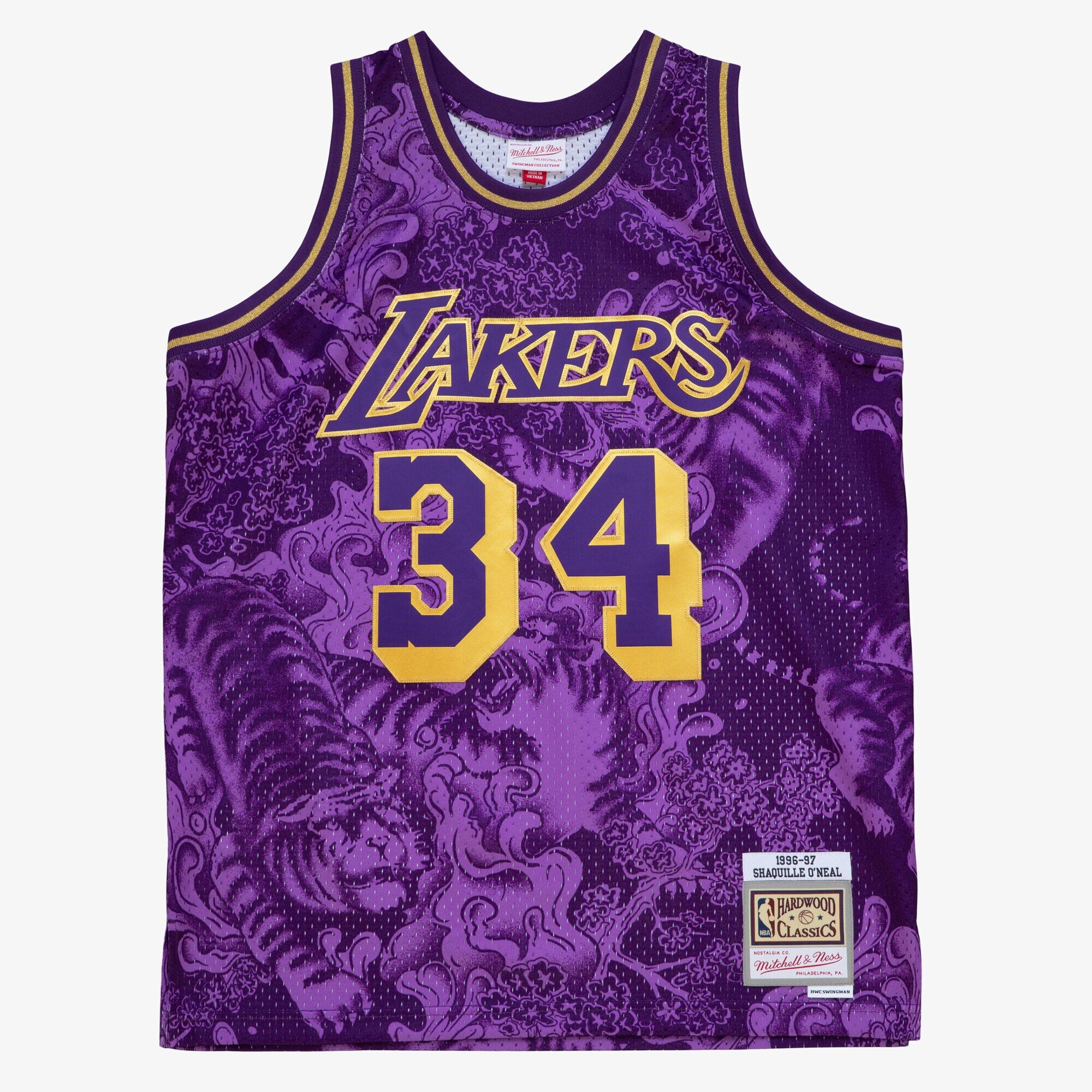 Los Angeles Lakers Mitchell & Ness Swingman Jersey CNY 4.0 Shaquille O'Neal 1996-97