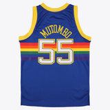Denver Nuggets Mitchell & Ness Road Swingman Jersey Dikembe Mutombo - Mens