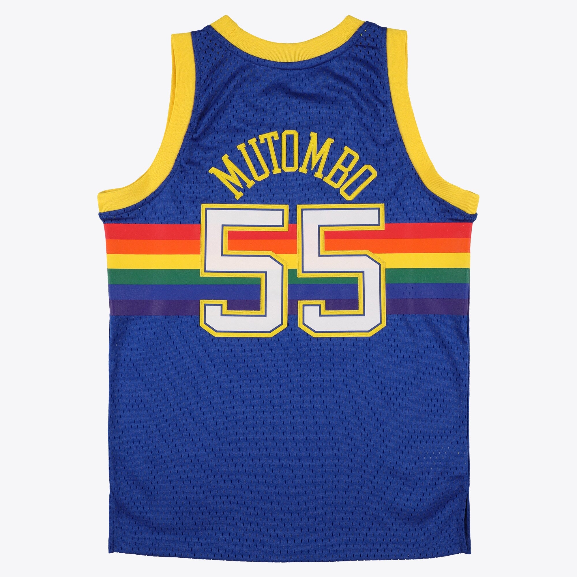 Denver Nuggets Mitchell & Ness Road Swingman Jersey Dikembe Mutombo - Mens