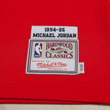 Chicago Bulls Michael Jordan 1994-95 Road 45 Authentic Jersey By Mitchell & Ness - Red - Mens