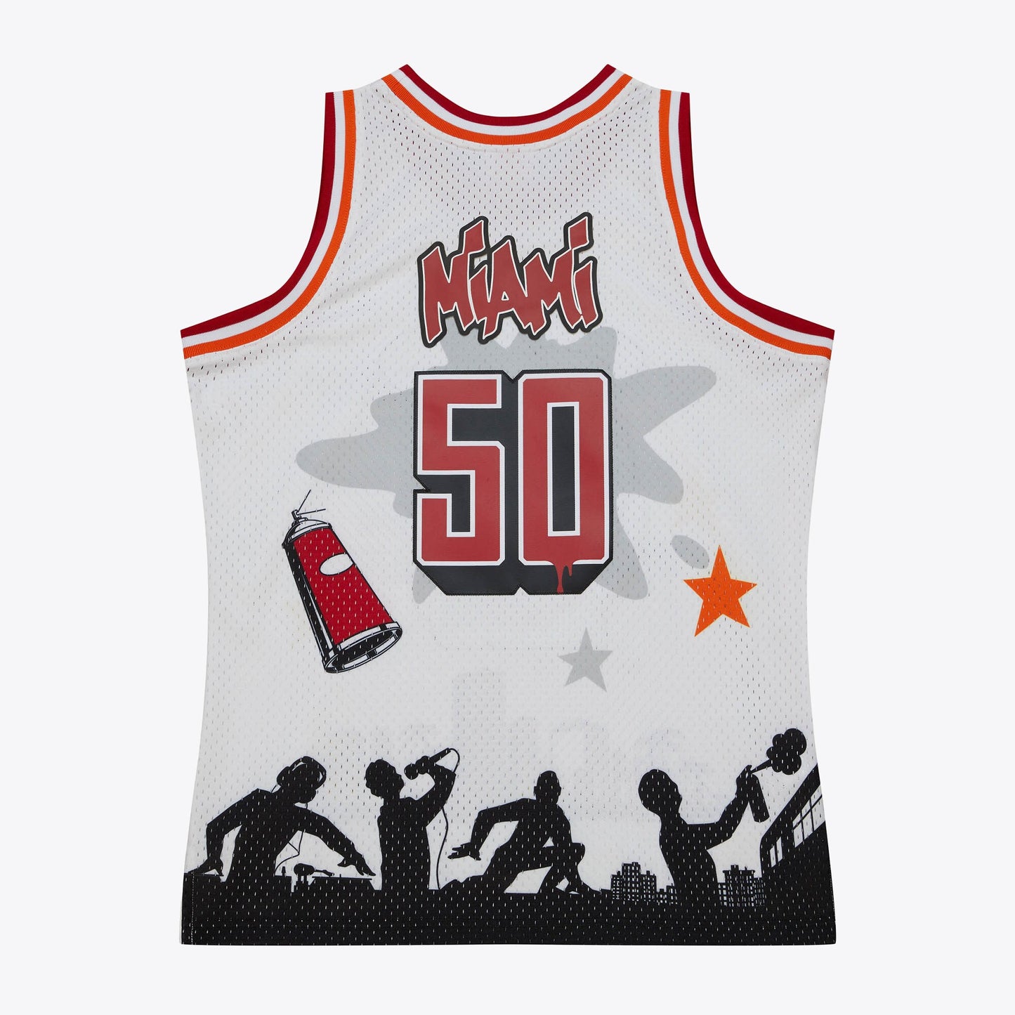 Miami Heat Mitchell & Ness x Tats Cru Jersey
