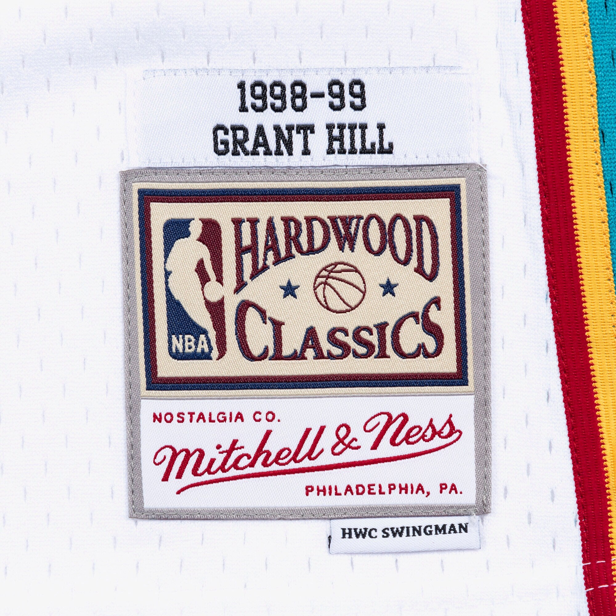 Detroit Pistons Mitchell & Ness Swingman Jersey Grant Hill 1998-99