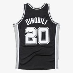 San Antonio Spurs Mitchell & Ness Swingman Jersey Manu Ginobili 2002-03