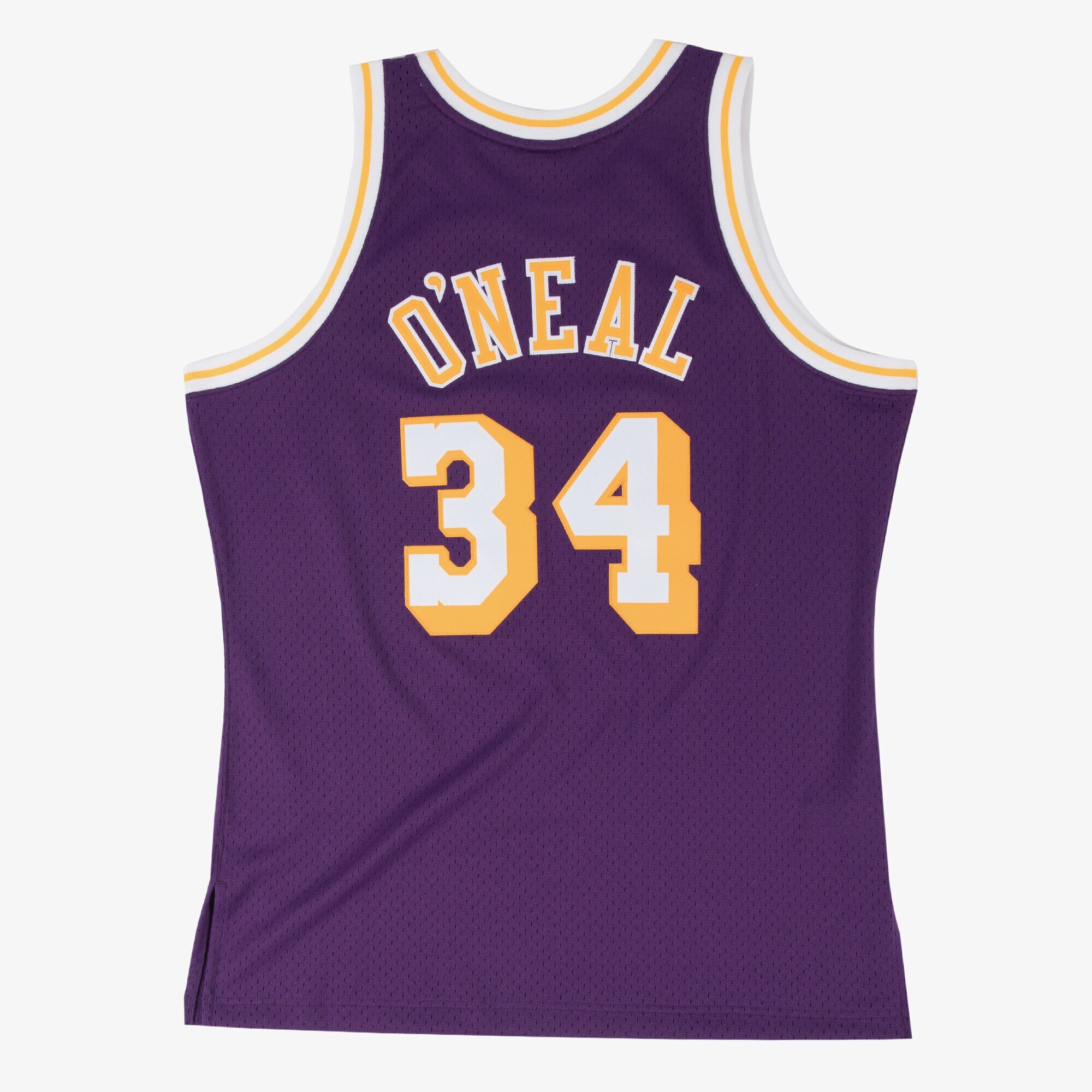 Los Angeles Lakers Mitchell & Ness Swingman Jersey Road Shaquille O'Neal 1996-97