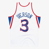 Philadelphia 76ers Mitchell & Ness Swingman Jersey Home Allen Iverson 1996-97