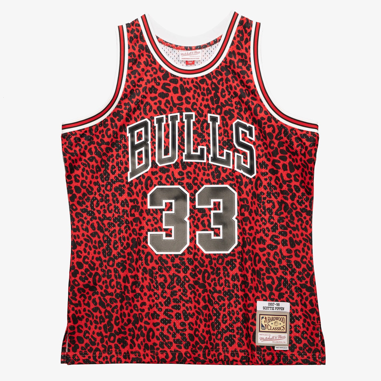 Chicago Bulls Mitchell & Ness Wild Life Swingman Jersey Scottie Pippen 1997