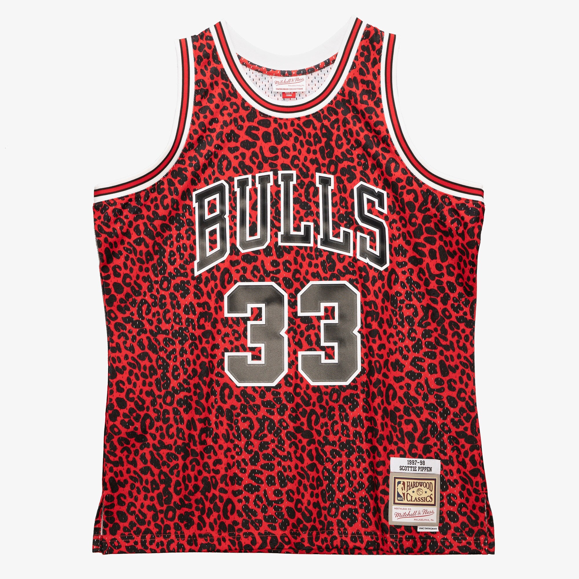 Chicago Bulls Mitchell & Ness Wild Life Swingman Jersey Scottie Pippen 1997