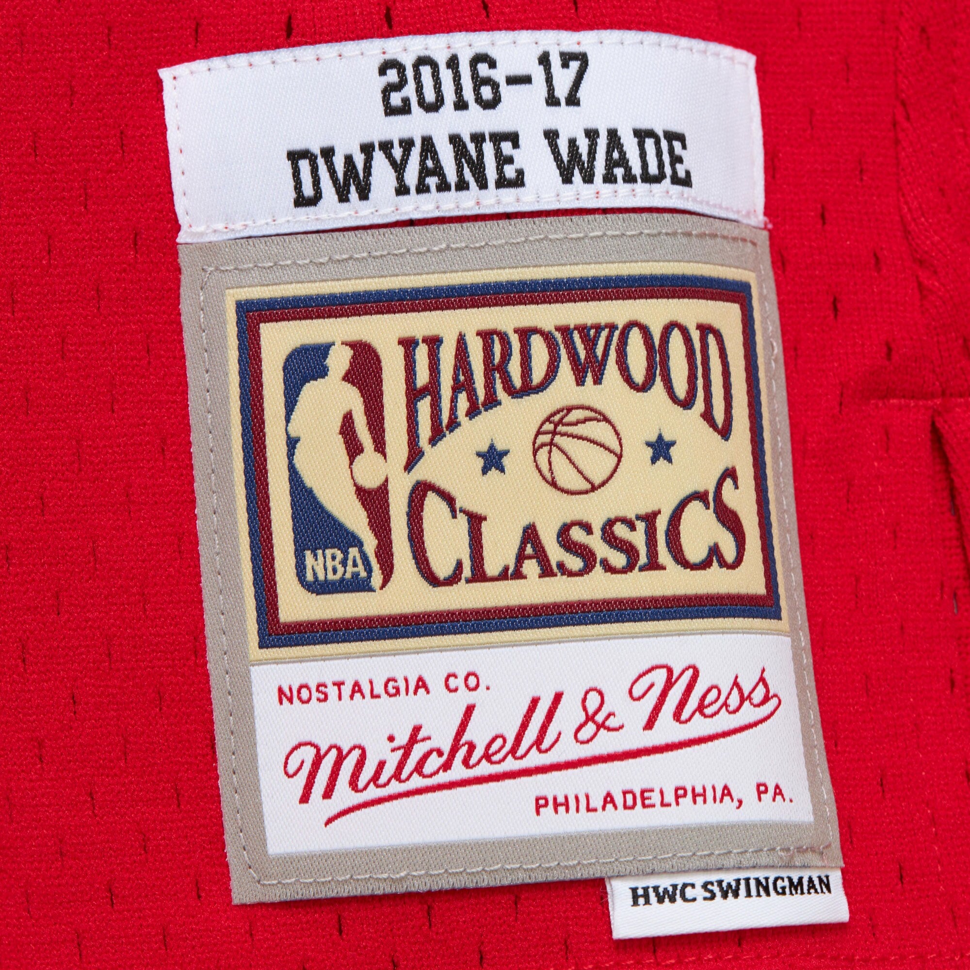 Chicago Bulls Mitchell & Ness Dark Jersey Dwyane Wade 2016