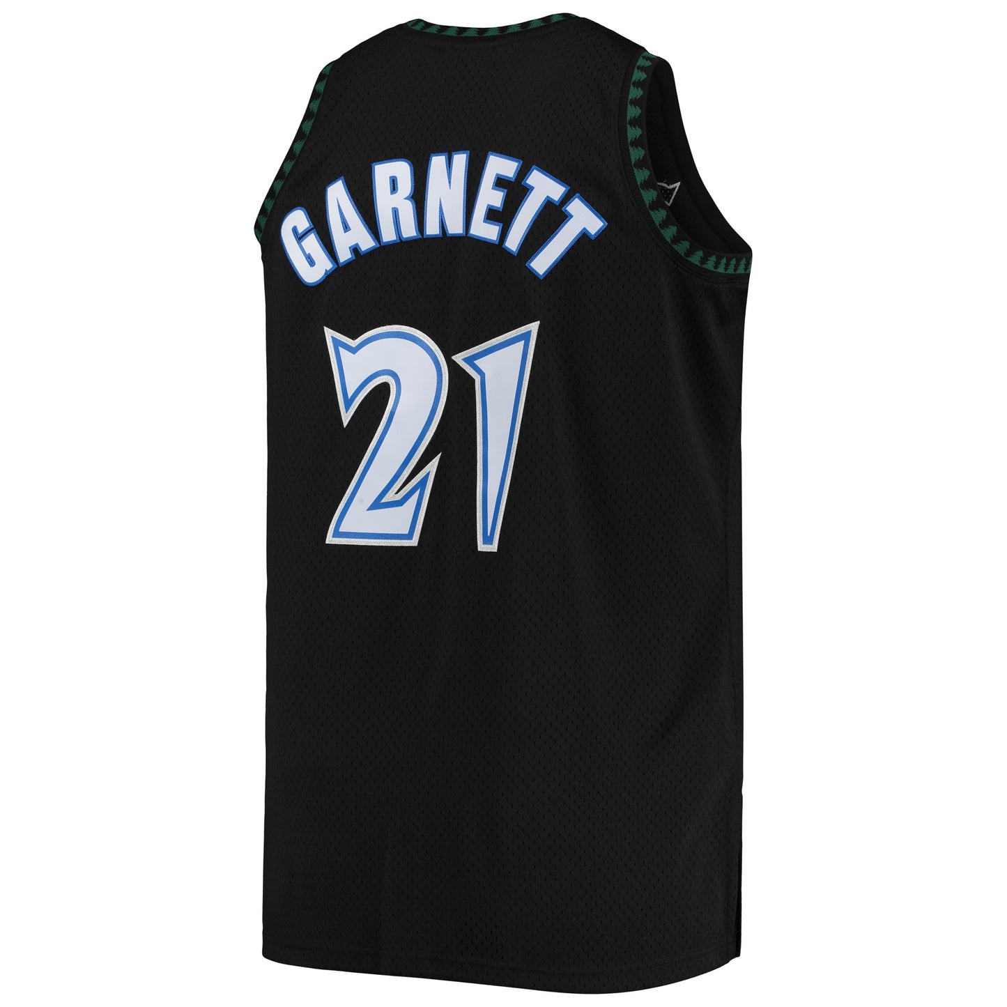 Men's Mitchell & Ness Kevin Garnett Black Minnesota Timberwolves 1997/98 Big & Tall Hardwood Classics Swingman Jersey