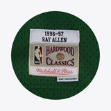 Milwaukee Bucks Ray Allen 1996 Hardwood Classics Alternate Swingman Jersey By Mitchell & Ness - Dark Green - Mens
