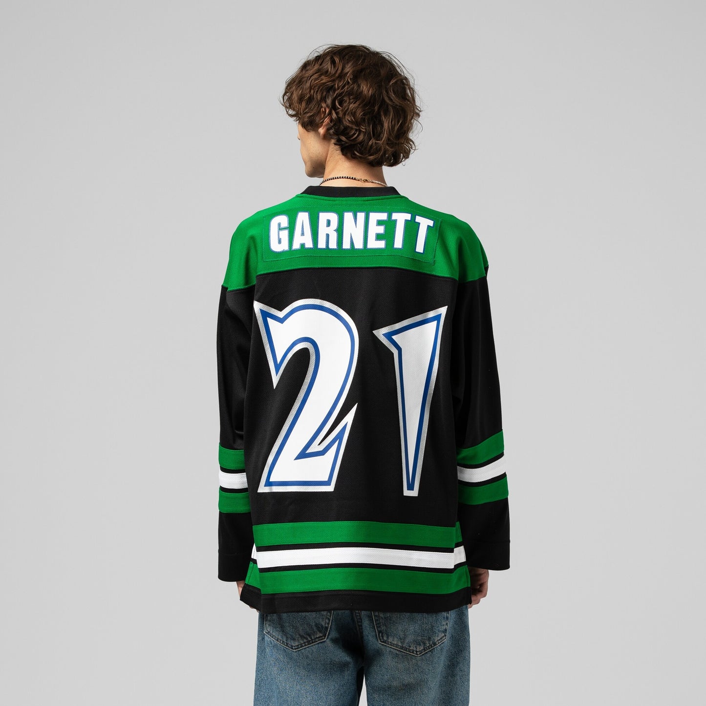 Minnesota Timberwolves Mitchell & Ness Maxxed Out Fashion Hockey Jersey - Mens