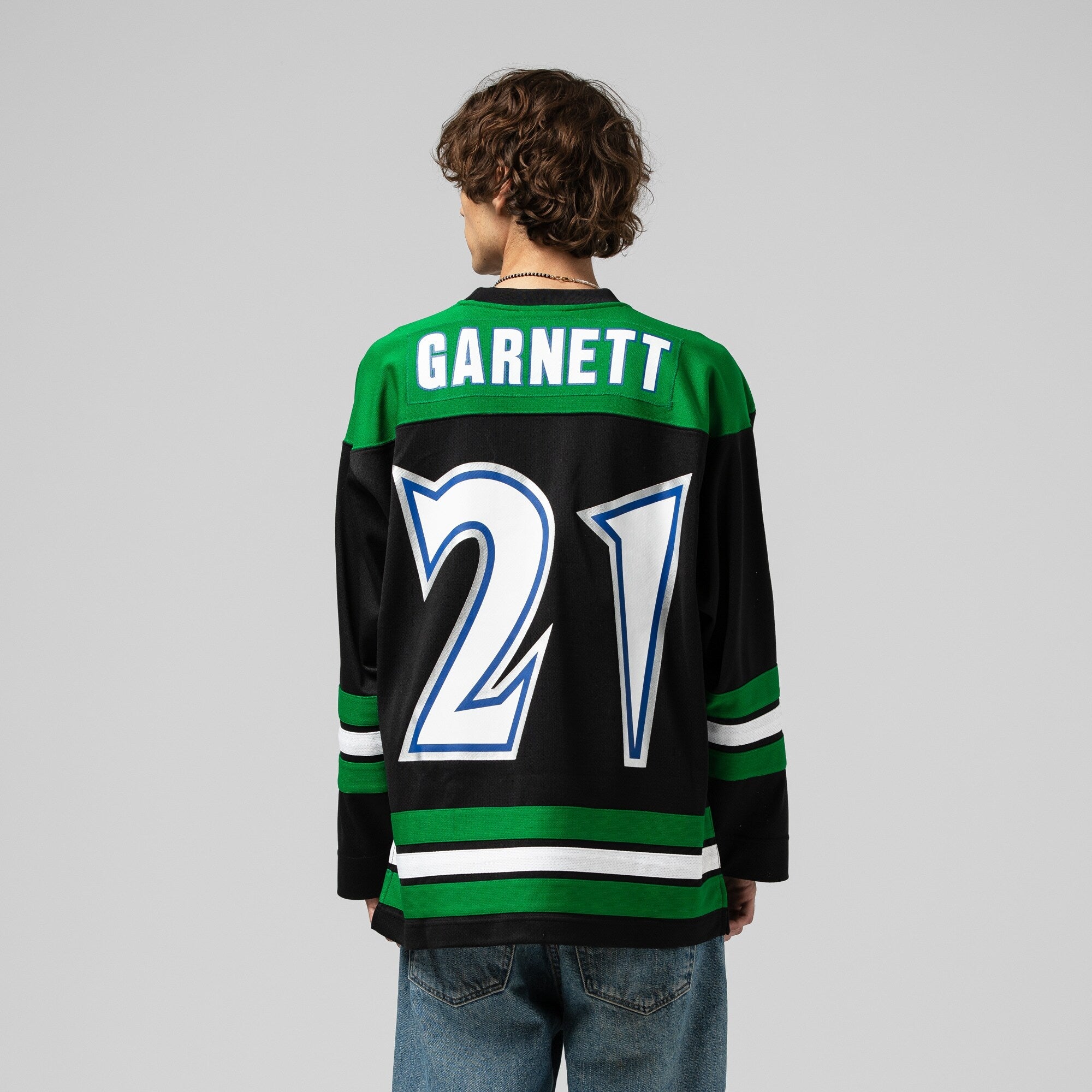 Minnesota Timberwolves Mitchell & Ness Maxxed Out Fashion Hockey Jersey - Mens