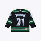 Minnesota Timberwolves Mitchell & Ness Maxxed Out Fashion Hockey Jersey - Mens