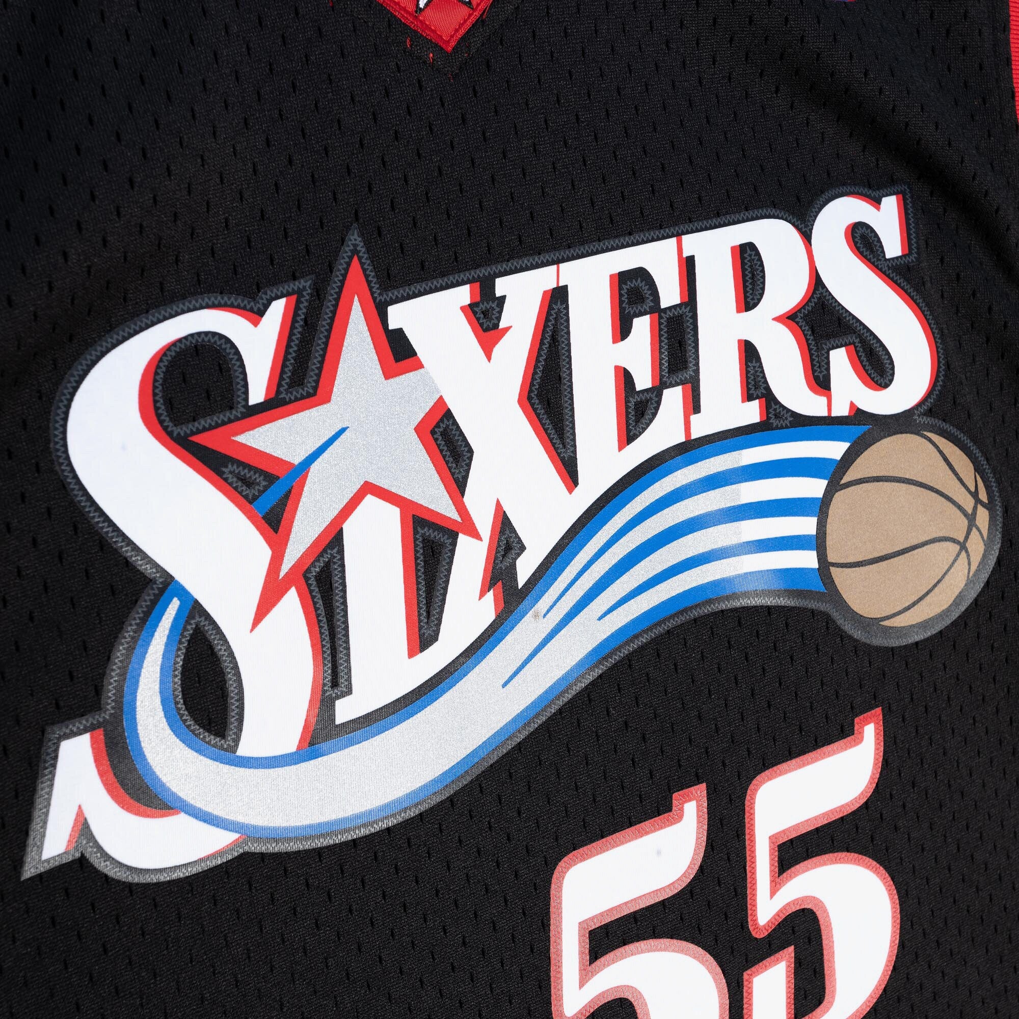 Philadelphia 76ers Mitchell & Ness Swingman Jersey Dikembe Mutombo 2000-01