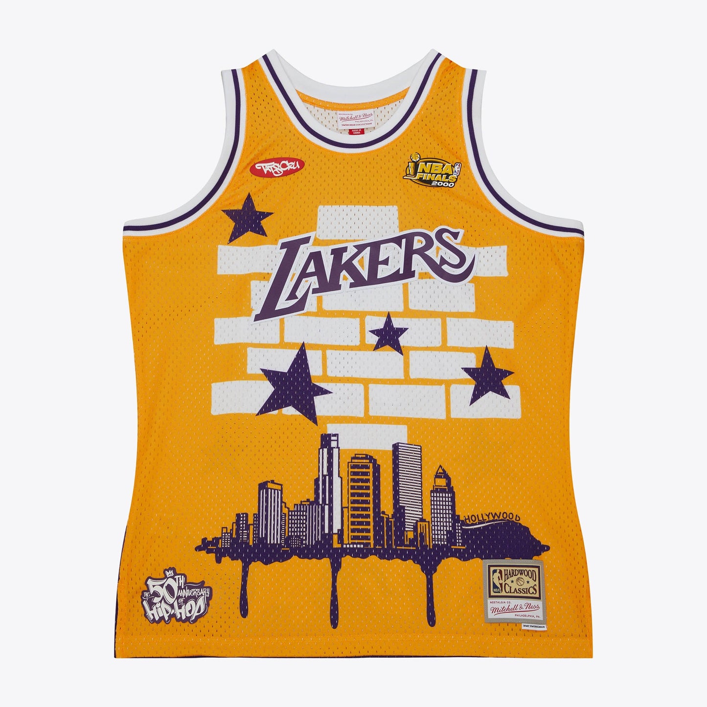 Los Angeles Lakers Mitchell & Ness x Tats Cru Jersey