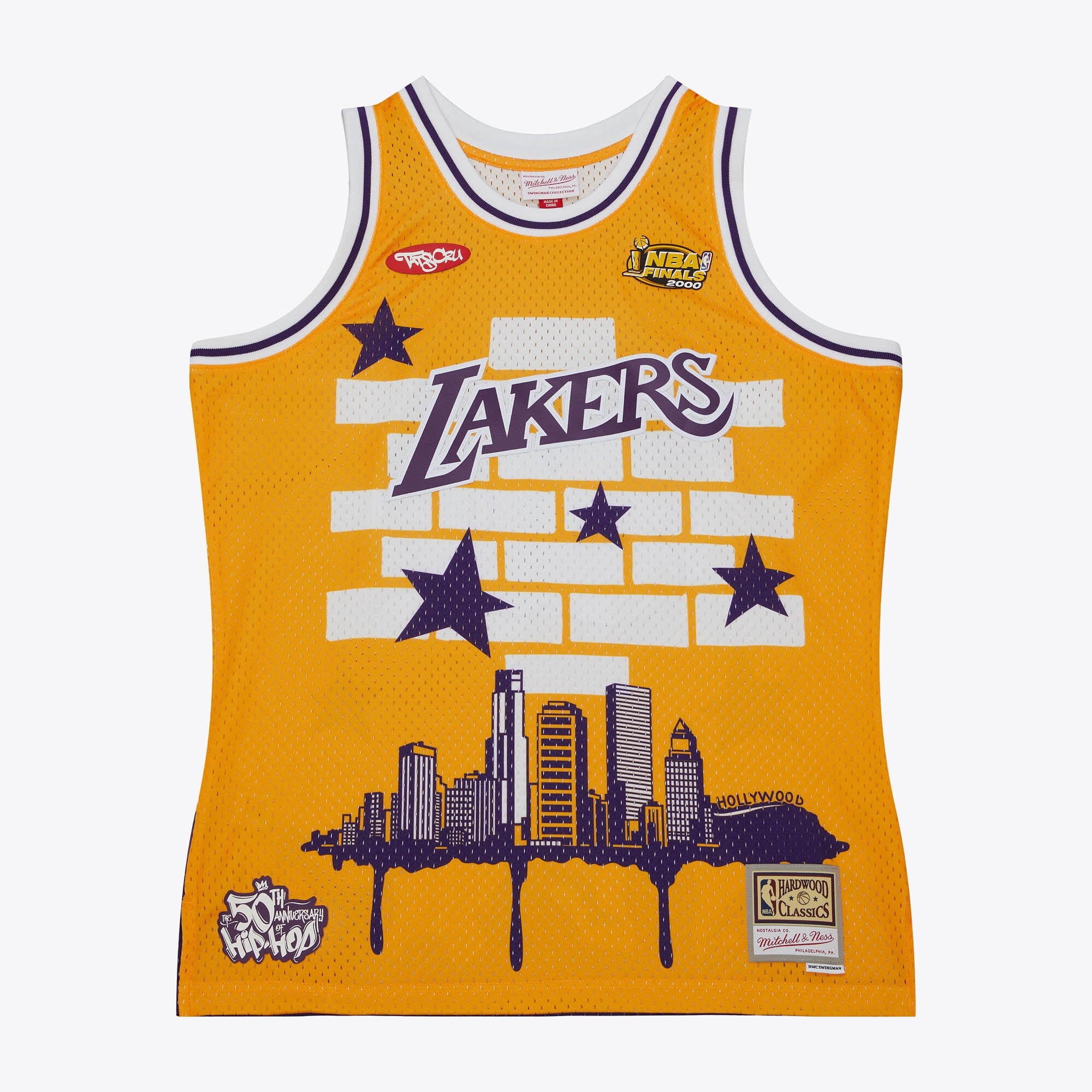 Los Angeles Lakers Mitchell & Ness x Tats Cru Jersey