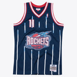 Houston Rockets Yao Ming 2002 Hardwood Classics Swingman Jersey By Mitchell & Ness - Navy - Mens