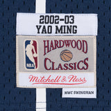 Houston Rockets Yao Ming 2002 Hardwood Classics Swingman Jersey By Mitchell & Ness - Navy - Mens