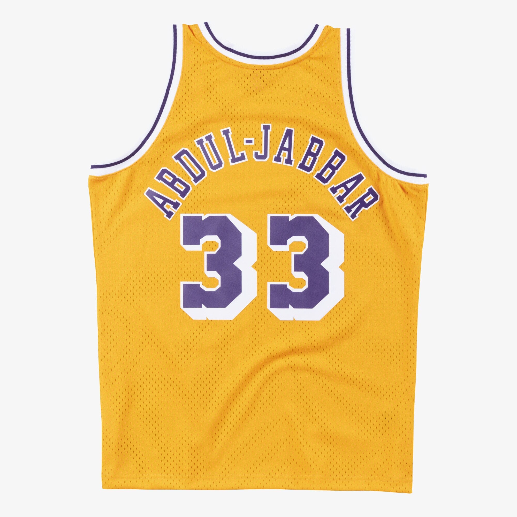 Los Angeles Lakers Mitchell & Ness Swingman Jersey Home Kareem Abdul-Jabbar 1984-85