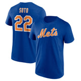 New York Mets Name and Number T-Shirt - Juan Soto - Mens