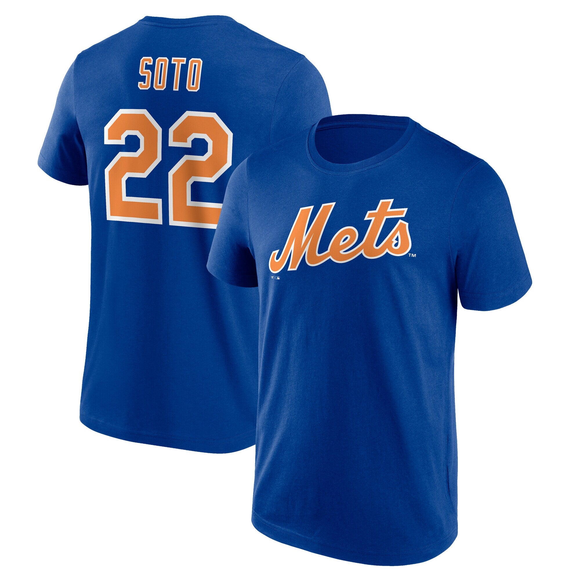 New York Mets Name and Number T-Shirt - Juan Soto - Mens