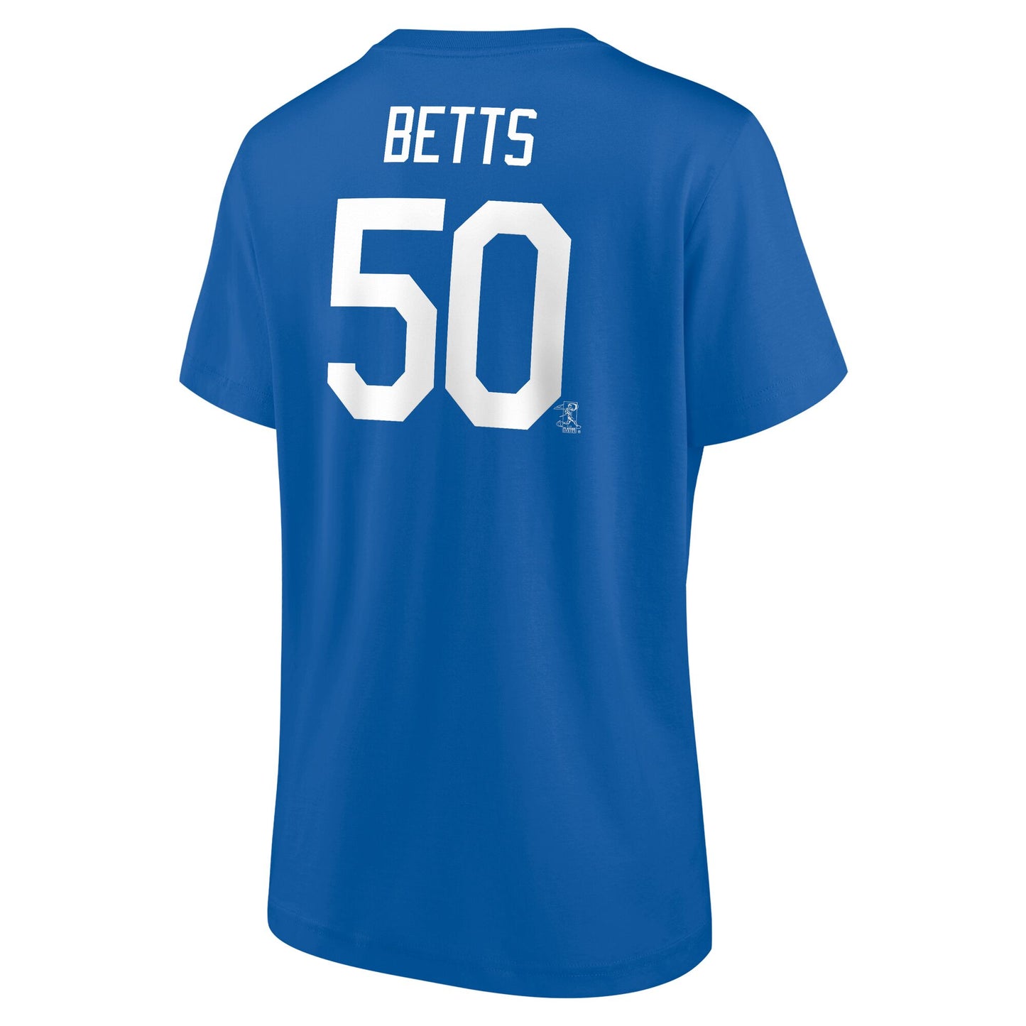 Los Angeles Dodgers Name & Number T-Shirt - Mookie Betts 50 - Womens