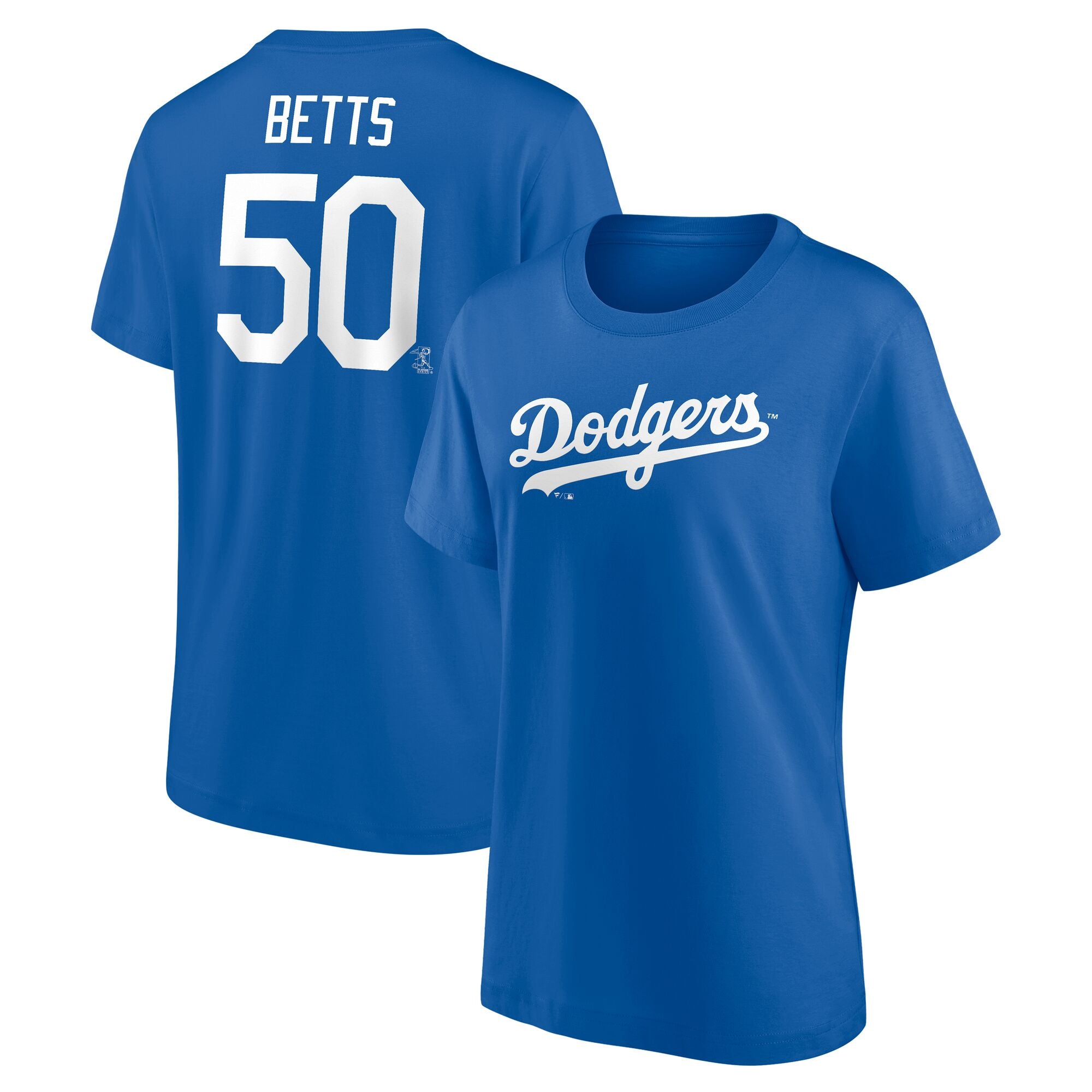 Los Angeles Dodgers Name & Number T-Shirt - Mookie Betts 50 - Womens