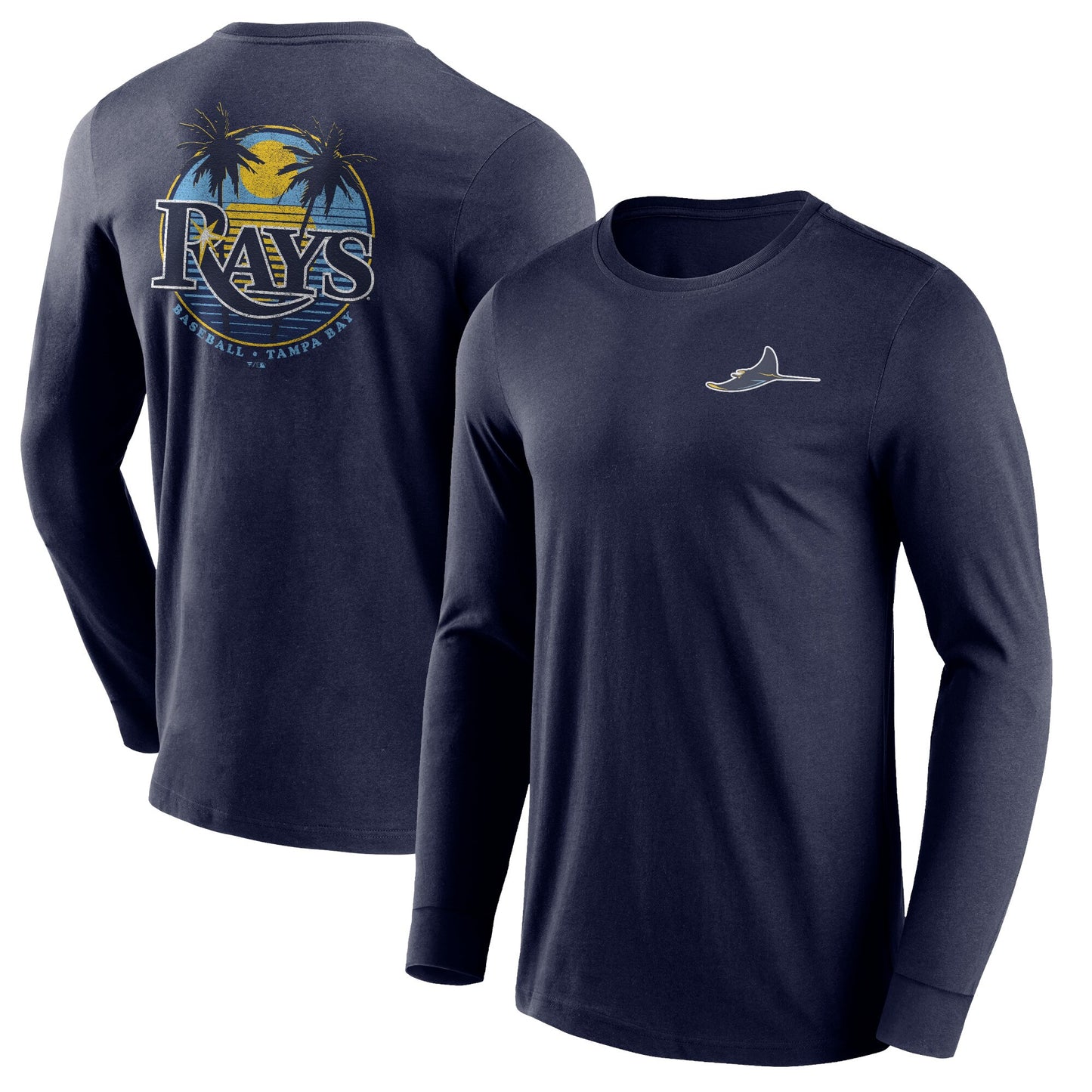 Tampa Bay Rays Baseball Hometown Graphic Long Sleece T-Shirt - Mens