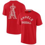 Unisex Fanatics Red Los Angeles Angels Elements Super Soft Short Sleeve T-Shirt
