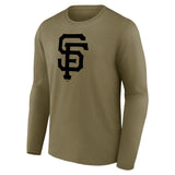 San Francisco Giants Mono Logo Graphic Long Sleeve T-Shirt - Mens