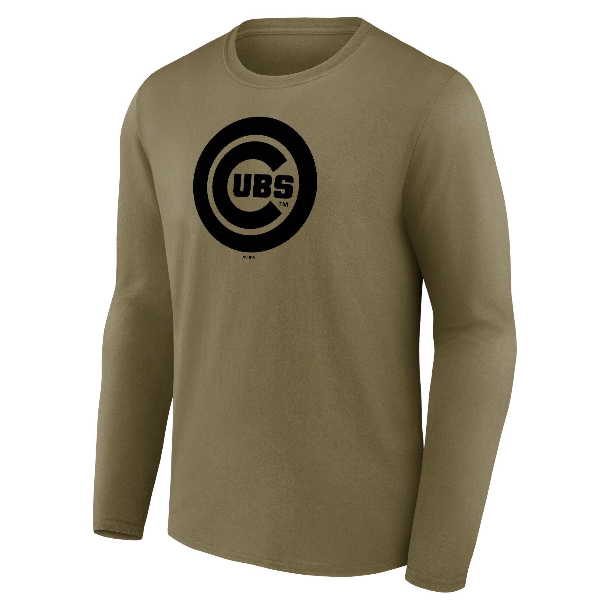 Chicago Cubs Mono Logo Graphic Long Sleeve T-Shirt - Mens
