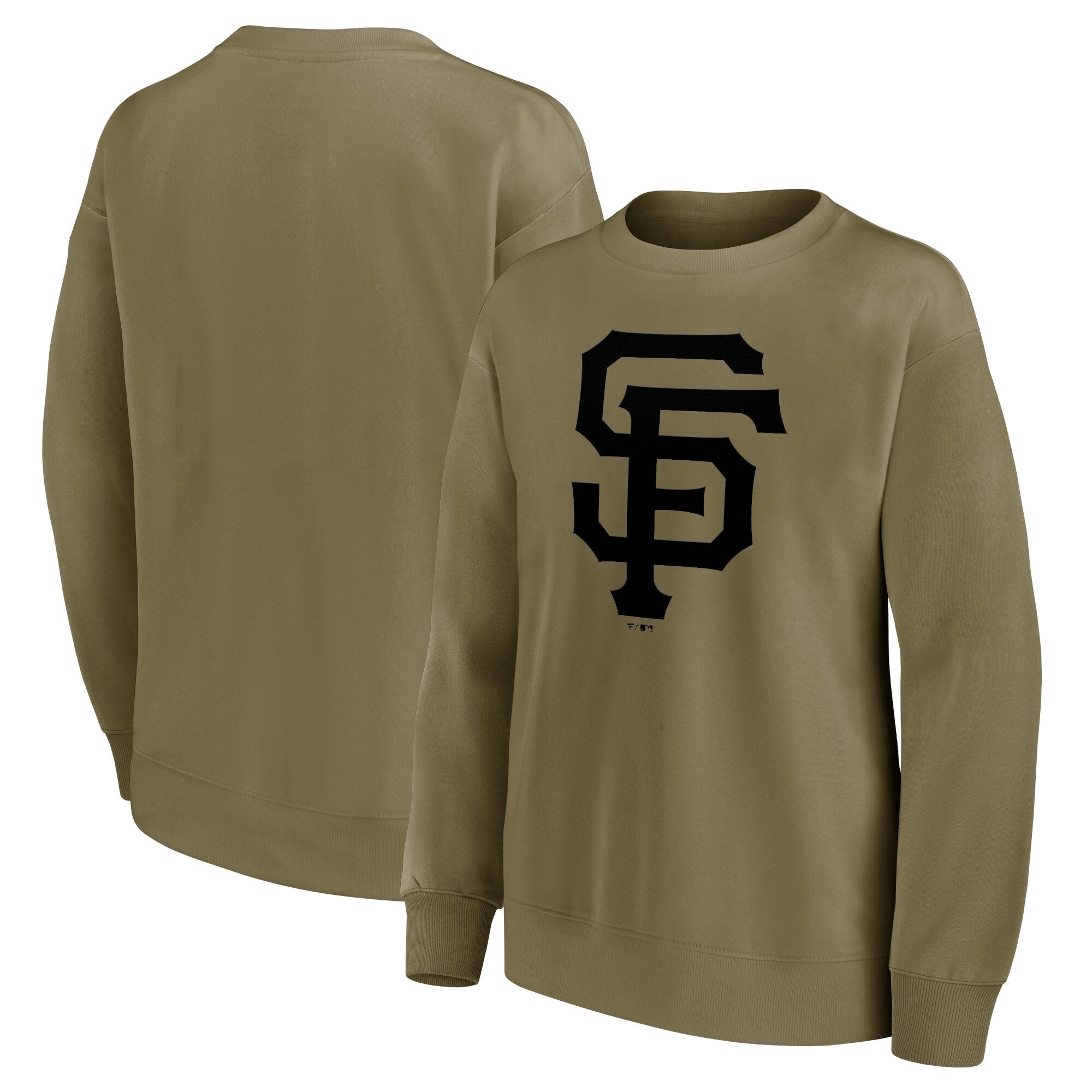 San Francisco Giants Mono Logo Graphic Oversized Crew Sweatshirt - Womens