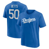 Los Angeles Dodgers Name & Number T-Shirt - Mookie Betts 50 - Youth