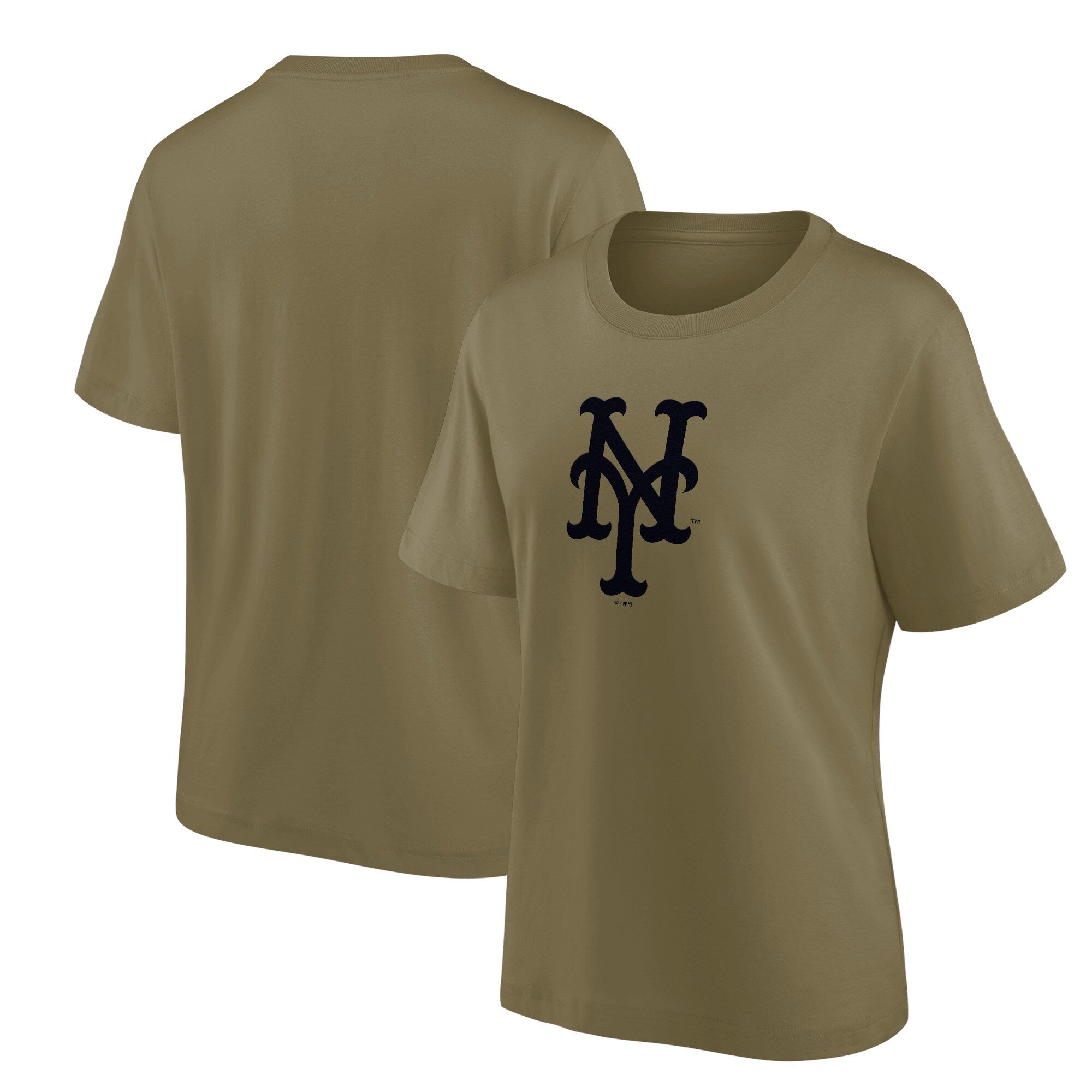 New York Mets Mono Logo Graphic Oversized T-Shirt - Womens