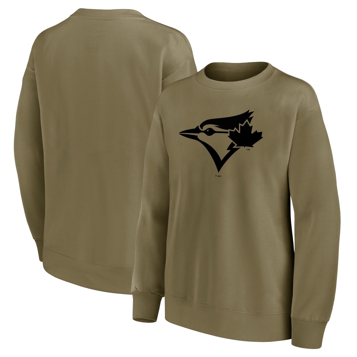 Toronto Blue Jays Mono Logo Graphic Oversized Crew Sweatshirt - Womens