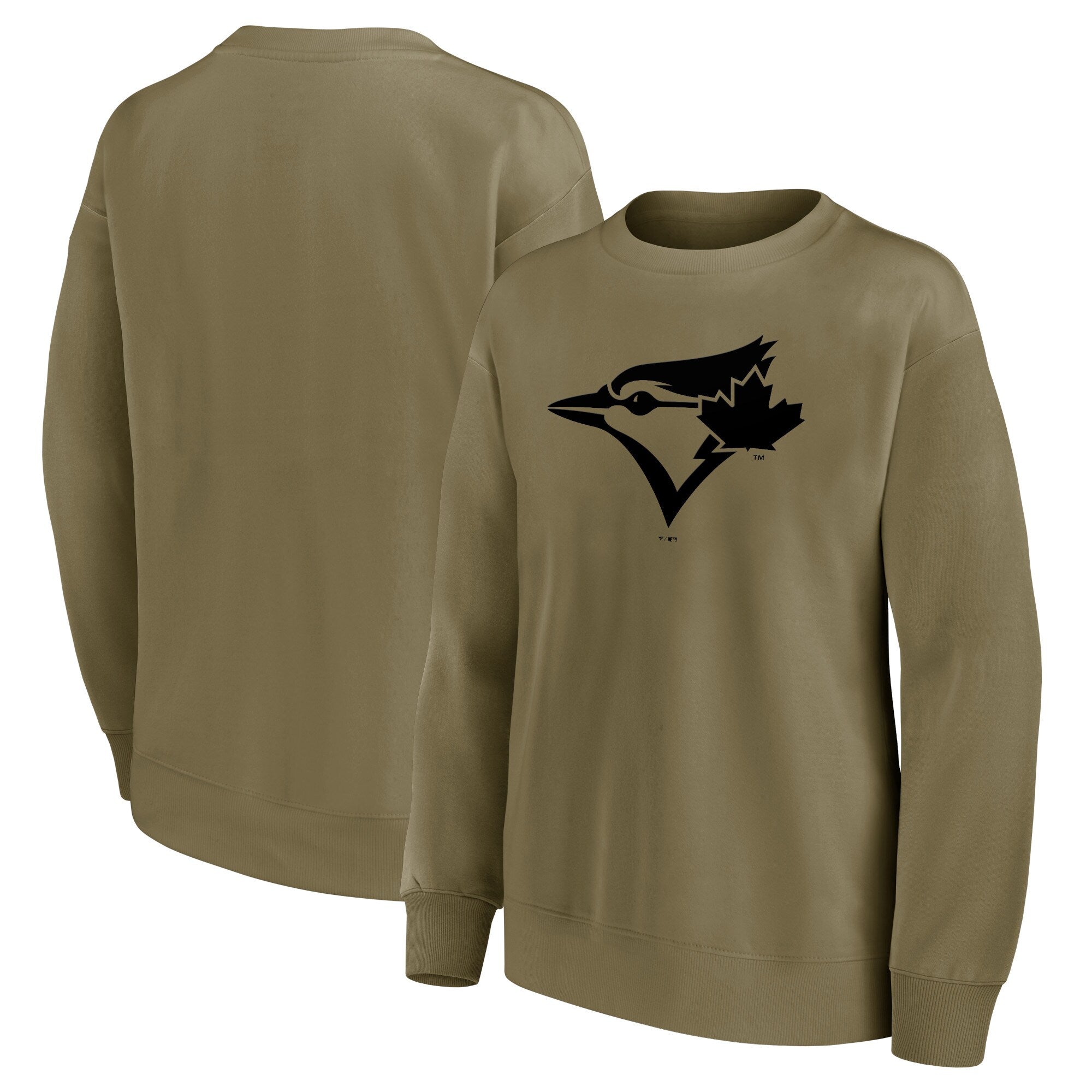 Toronto Blue Jays Mono Logo Graphic Oversized Crew Sweatshirt - Womens