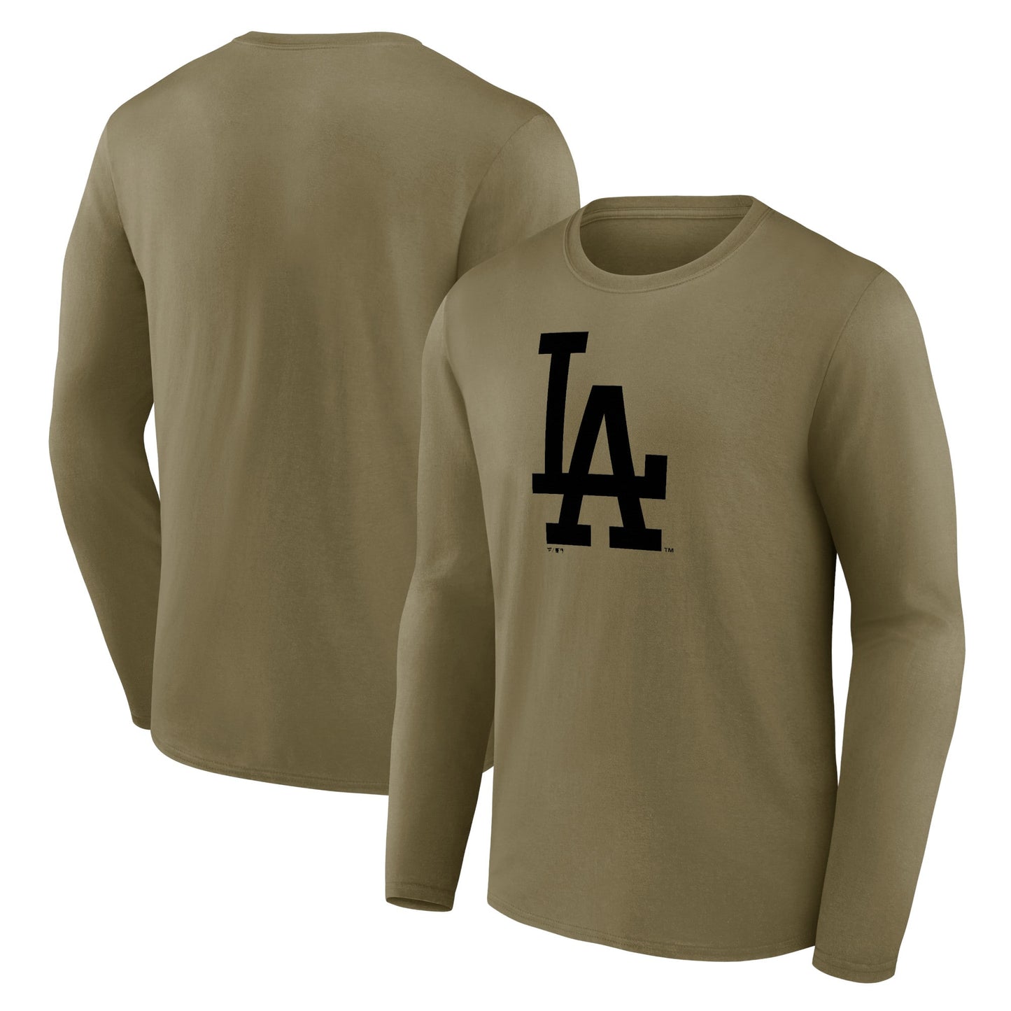 Los Angles Dodgers Mono Logo Graphic Long Sleeve T-Shirt - Mens