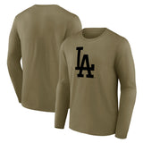Los Angles Dodgers Mono Logo Graphic Long Sleeve T-Shirt - Mens