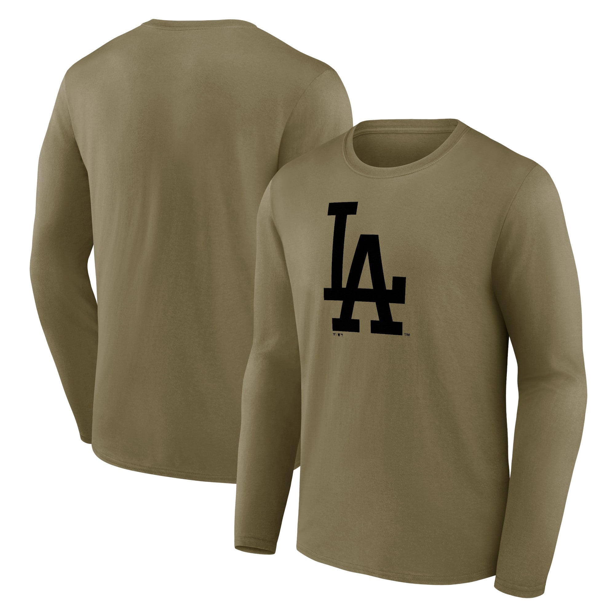 Los Angles Dodgers Mono Logo Graphic Long Sleeve T-Shirt - Mens