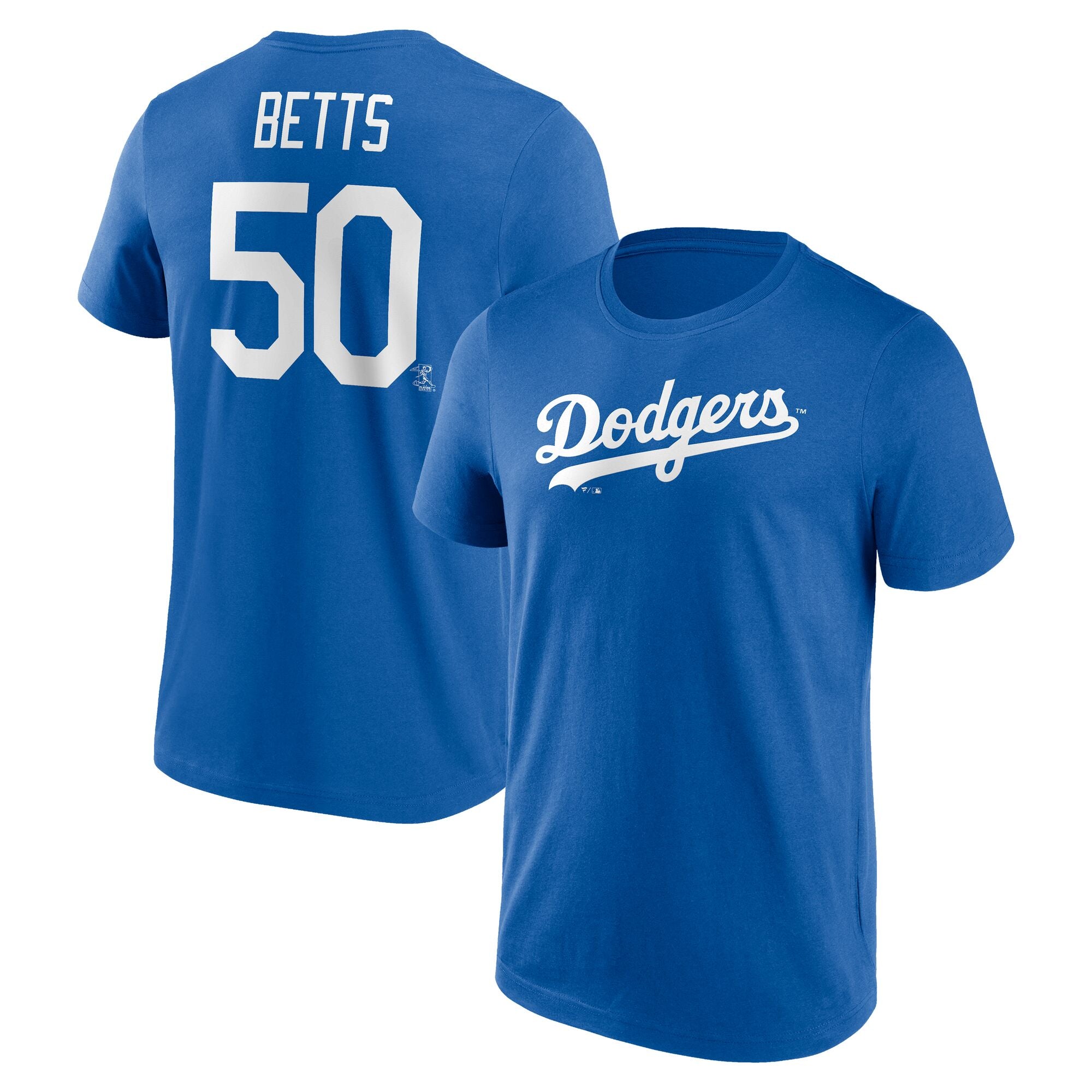 Los Angeles Dodgers Name & Number T-Shirt - Mookie Betts 50 - Mens