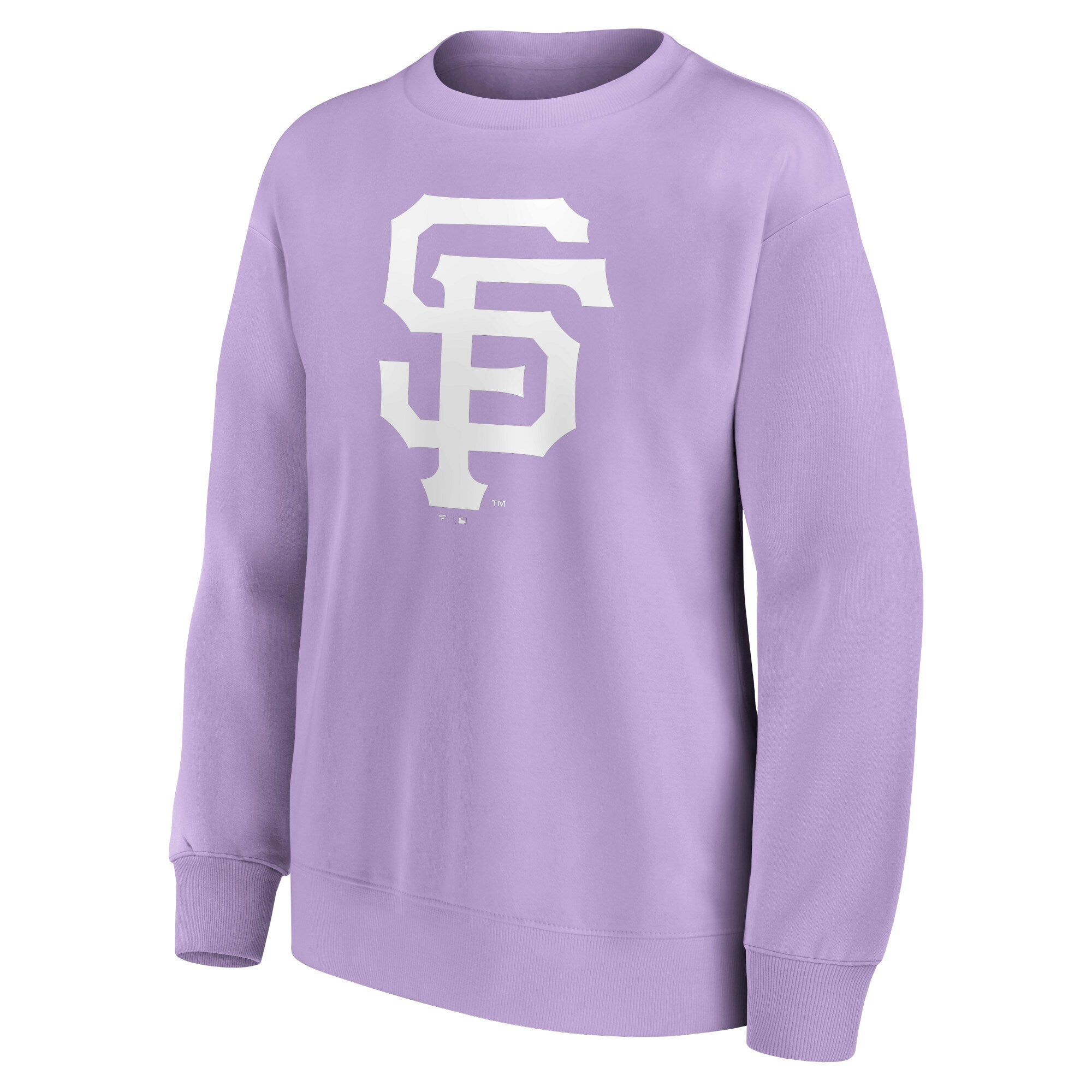 San Francisco Giants Mono Logo Graphic Oversized Crew Sweatshirt - Womens